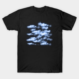 Blue Clouds - Night Sky Clouds T-Shirt